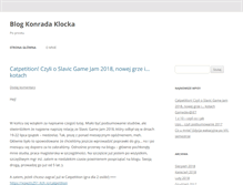 Tablet Screenshot of konradklocek.com